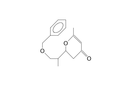 (2R,1'S)-2-(2-Benzyloxy-1-methyl-ethyl)-6-methyl-2,3-dihydro-4H-pyran-4-one