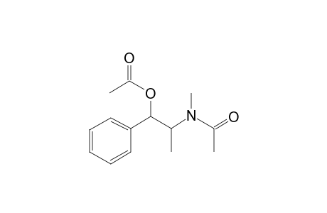 Acetamide, N-[2-(acetyloxy)-1-methyl-2-phenylethyl]-N-methyl-