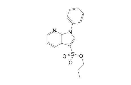 Propyl 1-phenyl-1H-pyrrolo[2,3-b]pyridine-3-sulfonate