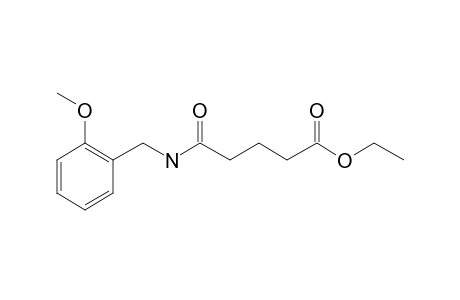 Glutaric acid, monoamide, N-(2-methoxybenzyl)-, ethyl ester