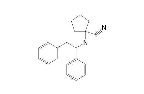 1-[(1,2-diphenylethyl)amino]cyclopentanecarbonitrile