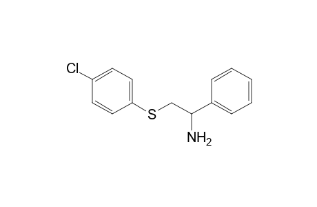 2-[(4-Chlorophenyl)thio]-1-phenylethanamine