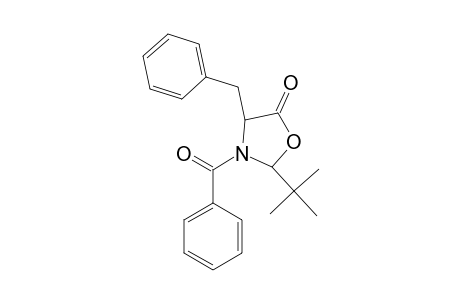 2-tert-Butyl-3-(phenylcarbonyl)-4-(phenylmethyl)-1,3-oxazolidin-5-one