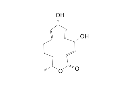 (3E,5S,6E,8S,9E,14R)-5,8-dihydroxy-14-methyl-1-oxacyclotetradeca-3,6,9-trien-2-one