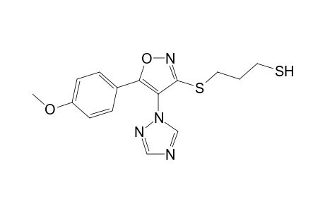 1-{[3'-(3"-Mercaptopropylthio)-5'-(p-mercaptophenyl)]-isoxazol-4'-yl}-1,2,4-triazole
