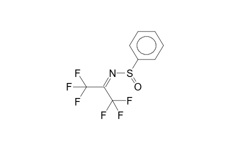 N-[2,2,2-TRIFLUORO-1-(TRIFLUOROMETHYL)-ETHYLIDENE]-BENZENESULFIN-ACID-AMIDE