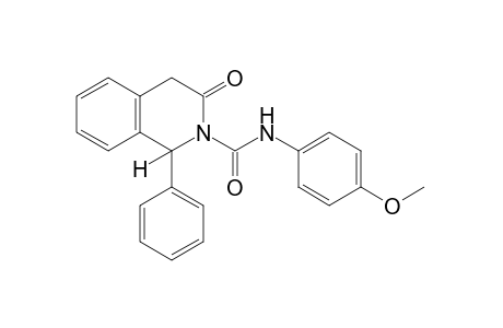 3,4-dihydro-3-oxo-1-phenyl-2(1H)-isoquinolinecarbox-p-anisidide