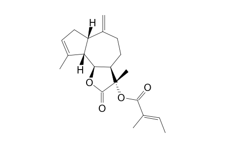 1.beta.-H,5.beta.-H,6.alpha.-H,7.alpha.-H-11..alpha.-(Angeloyloxy)-Guaia-3(4),10(14)-dien-6,7-olide