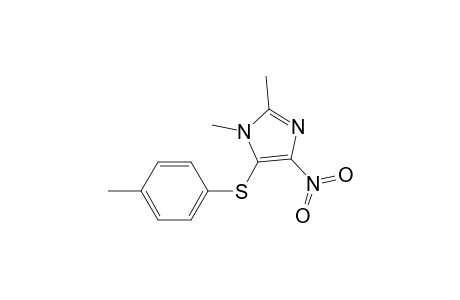 1,2-DIMETHYL-5-(4'-METHYLPHENYL)-THIO-4-NITROIMIDAZOLE