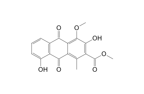 3,8-Dihydroxy-4-methoxy-2-methoxycarbonyl-1-methylanthraquinone