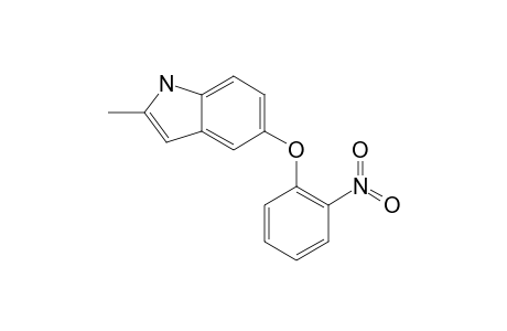 2-Methyl-5-(2-nitrophenoxy)-1H-indole