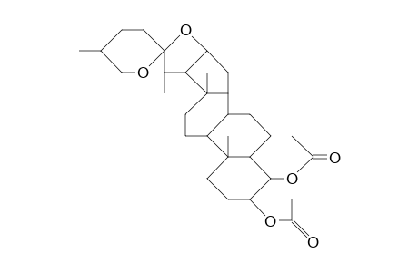 (25R)-5a-Spirostane-3a,4b-diacetate