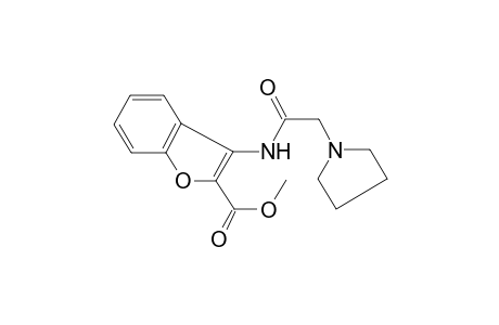 Methyl 3-[(1-pyrrolidinylacetyl)amino]-1-benzofuran-2-carboxylate