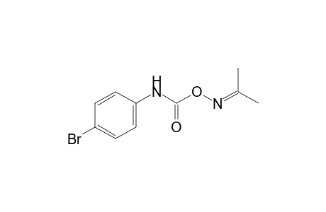 acetone, O-[(p-bromophenyl)carbamoyl]oxime