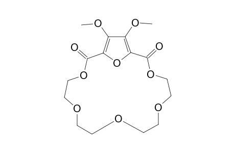 18,19-dimethoxy-3,6,9,12,15,20-hexaoxabicylo[15,2.1]eicosa-1(19),17-diene-2,16-dione