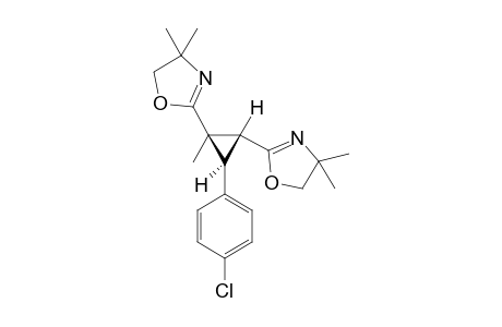 (1R*,2R*,3S*)-1-METHYL-TRANS-1,2-BIS-(4,4-DIMETHYL-2-OXAZOLIN-2-YL)-CIS-3-(4-CHLOROPHENYL)-CYCLOPROPANE