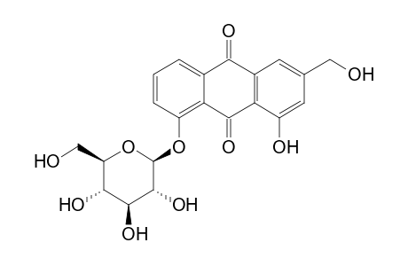 ALOE-EMODINE-8-O-BETA-D-GLUCOPYRANOSIDE