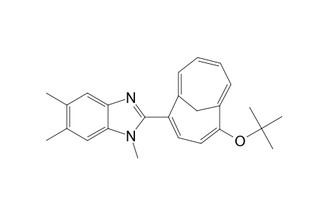 1H-Benzimidazole, 2-[5-(1,1-dimethylethoxy)bicyclo[4.4.1]undeca-2,4,6,8,10-pentaen-2-yl]-1,5,6-trimethyl-, (.+-.)-