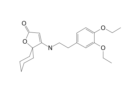 4-[2-(3,4-Diethoxy-phenyl)-ethylamino]-1-oxa-spiro[4.5]dec-3-en-2-one