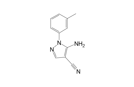 5-amino-1-(3-methylphenyl)-1H-pyrazole-4-carbonitrile