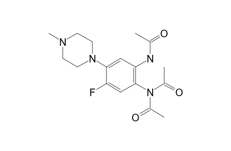 4-Fluoro-5-(4-methyl-piperazin-1-yl)-benzene-1,2-diamine, 3ac derivative