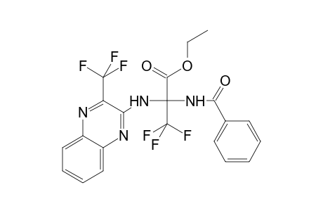 alanine, N-benzoyl-3,3,3-trifluoro-2-[[3-(trifluoromethyl)-2-quinoxalinyl]amino]-, ethyl ester