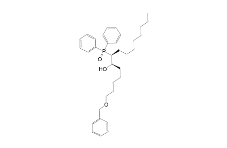 erythro-1-Benzyloxy-7-diphenylphosphinoylpentadecan-6-ol