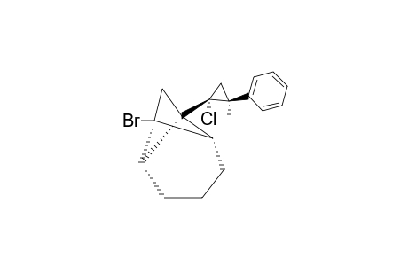 1-Bromo-7-(1-chloro-2-phenyl-2-methylcyclopropyl)tricyclo[4.2.0.0(2,7)]octane