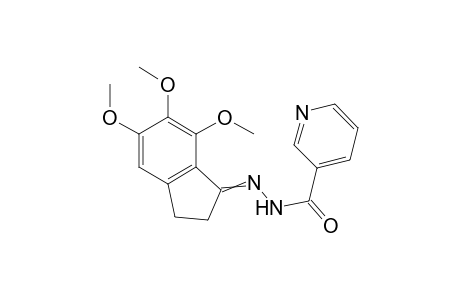 N-[(5,6,7-trimethoxyindan-1-ylidene)amino]pyridine-3-carboxamide