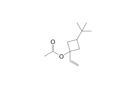 3-(t-Butyl)-1-vinylcyclobutyl acetate