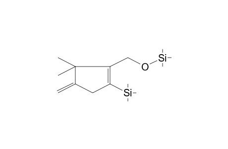 [5,5-Dimethyl-4-methylene-2-(trimethylsilyl)-1-cyclopenten-1-yl]methyl trimethylsilyl ether
