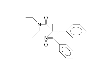 N,N-Diethyl-2,3-dihydro-2-methyl-3,4-diphenyl-2-azet-carboxamide-1-oxide
