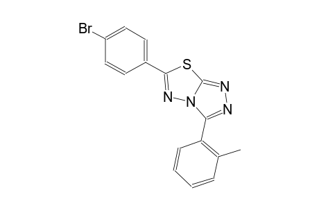 6-(4-bromophenyl)-3-(2-methylphenyl)[1,2,4]triazolo[3,4-b][1,3,4]thiadiazole