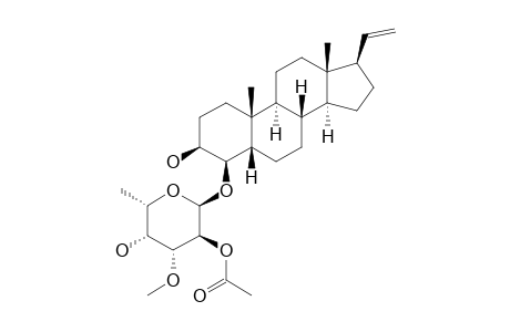 VERRUCOSIDE;4-BETA-O-[2-O-ACETYL-ALPHA-L-DIGITALOPYRANOSYL]-5-BETA-PREGN-20-EN-3-BETA-OL