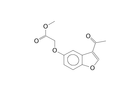 Methyl [(3-acetyl-1-benzofuran-5-yl)oxy]acetate