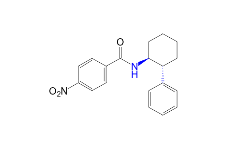 (+/-)-p-nitro-N-(trans-2-phenylcyclohexyl)benzamide