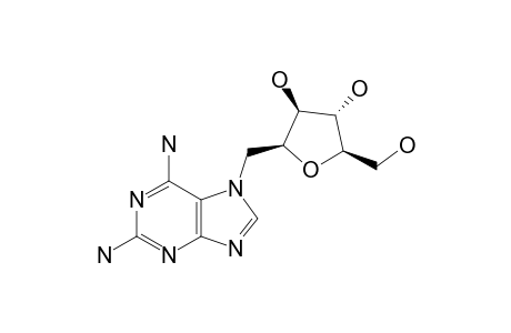 2,5-ANHYDRO-1-(2,6-DIAMINO-7H-PURIN-9-YL)-1-DEOXY-D-GLUCITOL