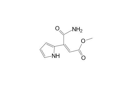 Methyl (Z)-3-(aminocarbonyl)-3-(pyrrol-2'-yl)propenoate