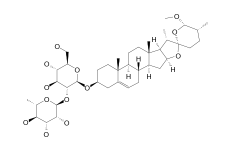 (25R,26R)-26-METHOXY-SPIROST-5-EN-3-BETA-OL-3-O-ALPHA-L-RHAMNOPYRANOSYL-(1->2)-BETA-D-GLUCOPYRANOSIDE