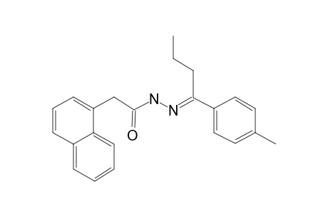 Naphthalen-1-yl-acetic acid (1-p-tolyl-butylidene)-hydrazide