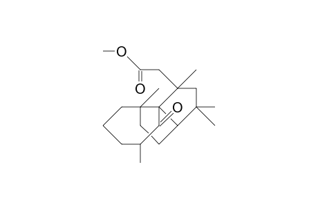 Methyl-1-oxo-1,2-seco-15.beta.-H-laurenan-2-oate