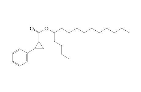 Cyclopropanecarboxylic acid, trans-2-phenyl-, pentadec-5-yl ester