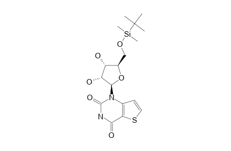 1-(5-O-TERT.-BUTYLDIMETHYLSILYL-BETA-D-RIBOFURANOSYL)-THIENO-[3.2-D]-PYRIMIDINE-2,4-DIONE