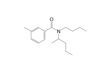 Benzamide, 3-methyl-N-(2-pentyl)-N-butyl-