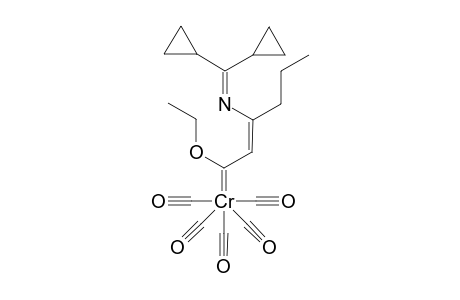 Pentacarbonyl { (2Z)- 3-{ [(dicyclopropylmethylene)amino]-1-ethoxy-2-hexenylidene} chromium