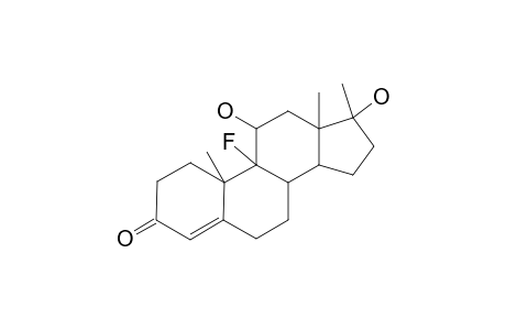 11-.beta.,17-.beta.-Dihydroxy-9-.alpha.-fluoro-17-.alpha.-methyl-4-androster-3-one