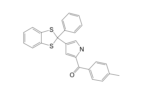 4-(2-PHENYL-1,3-BENZODITHIOL-2-YL)-2-(4-TOLYL)-PYRROLE