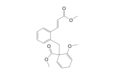 1-Methoxy-6-(methoxycarbonyl)-6-[2-(2-carbomethoxyvinyl)benzyl]-1,4-cyclohexadiene