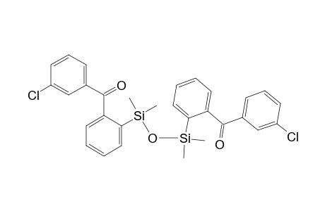 1,3-bis[2-(3-chlorobenzoyl)phenyl]-1,1,3,3-tetramethylsiloxane