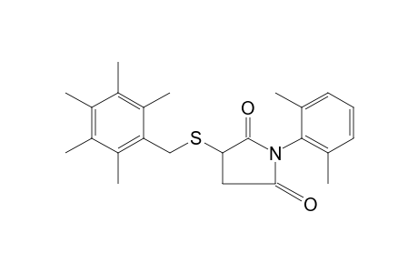 2-[(2,3,4,5,6-Pentamethylbenzyl)thio]-N-(2,6-xylyl)succinimide